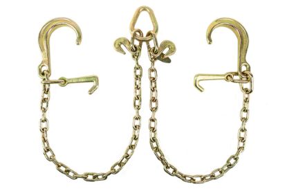 Picture of Zip's V-Chain Assembly with 8" J and Mini J Hooks