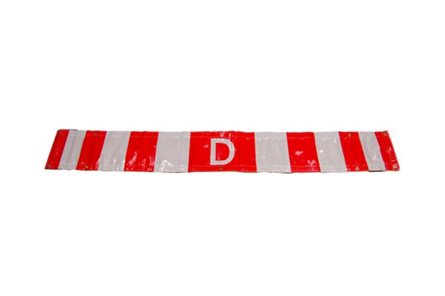 Picture of Ancra 18" x 96" Reflective Canadian "D" Safety Banner