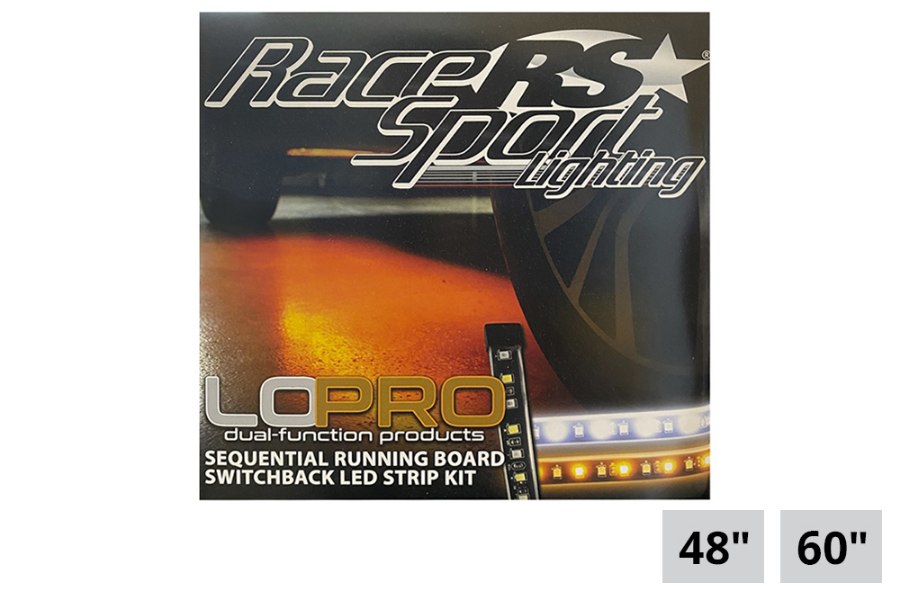 Picture of Race Sport LoPRO Sidekick Sequential Running Board LED Strip Kit