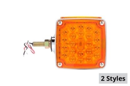 Picture of Truck-Lite Square 24 Diode Red/Amber LED Pedestal Light
