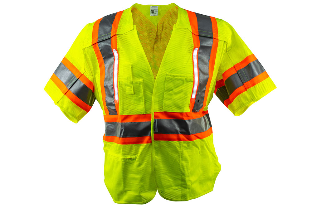 Picture of NiteBeams Hi-Vis Canadian Style 5 Point Breakaway LED Vest, Class 3