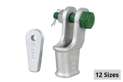 Picture of Green Pin Open Wedge Socket with Safety Bolt