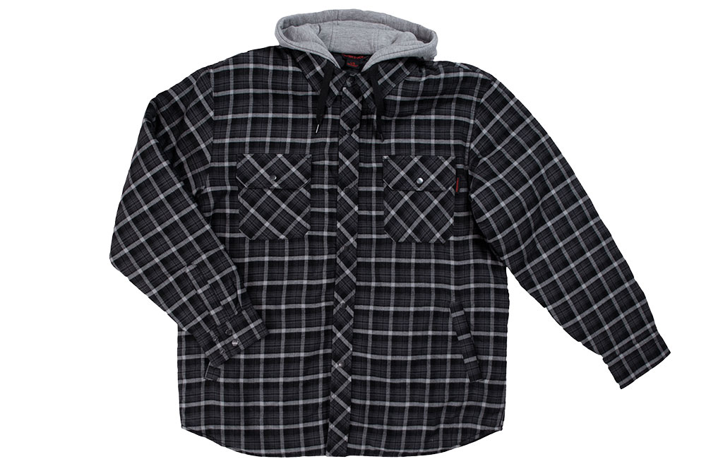 Picture of Tough Duck Fooler Front Quilt Lined Flannel Hooded Shirt