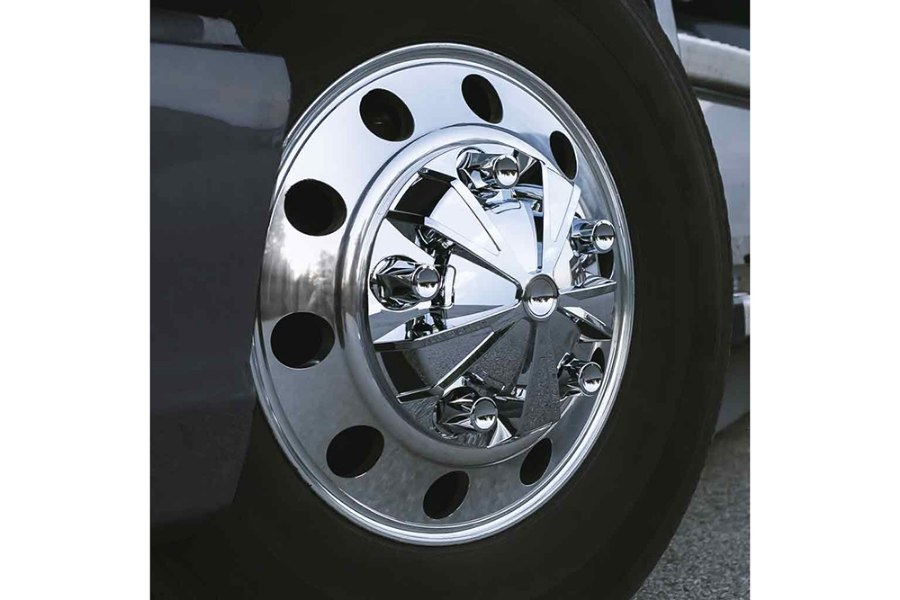 Picture of Trux Chrome ABS Plastic Mag Wheel Axle and Nut Cover Kit