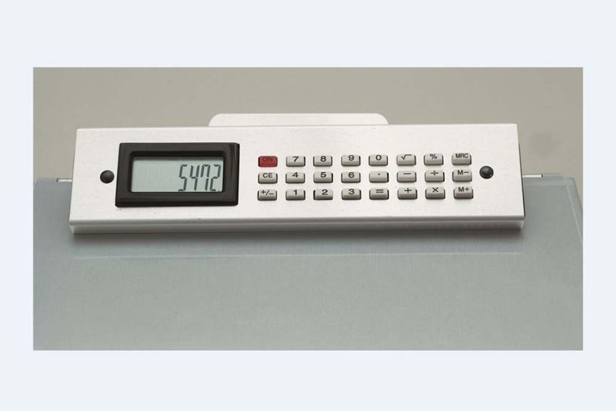 Picture of Saunders Redi-Rite Aluminum Clipboard With Calculator