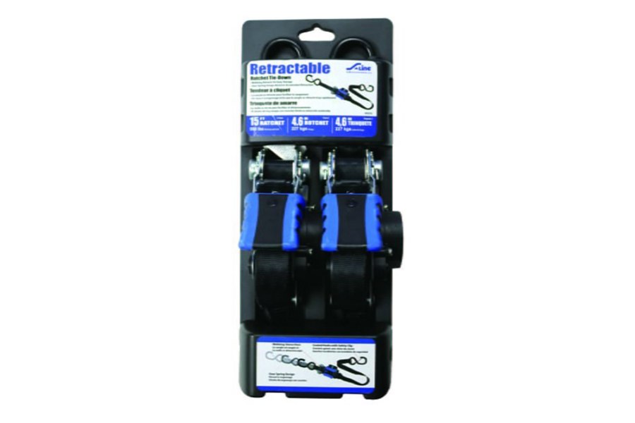 Picture of Ancra Retractable Tie-Down w/ S-Hooks and Safety Clip