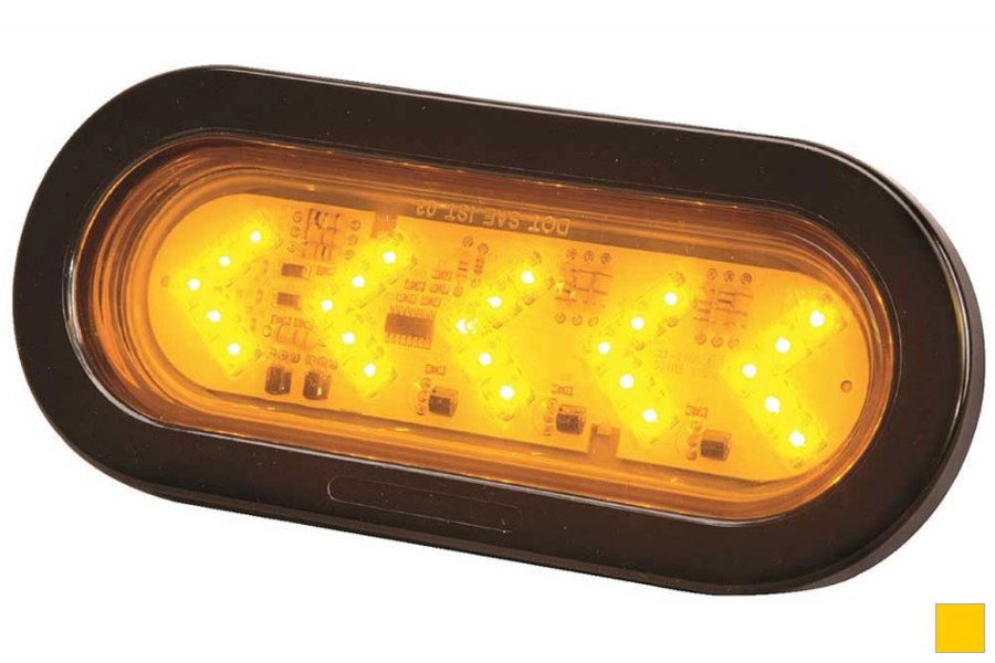Picture of LED Sequencing Arrow Light, Amber