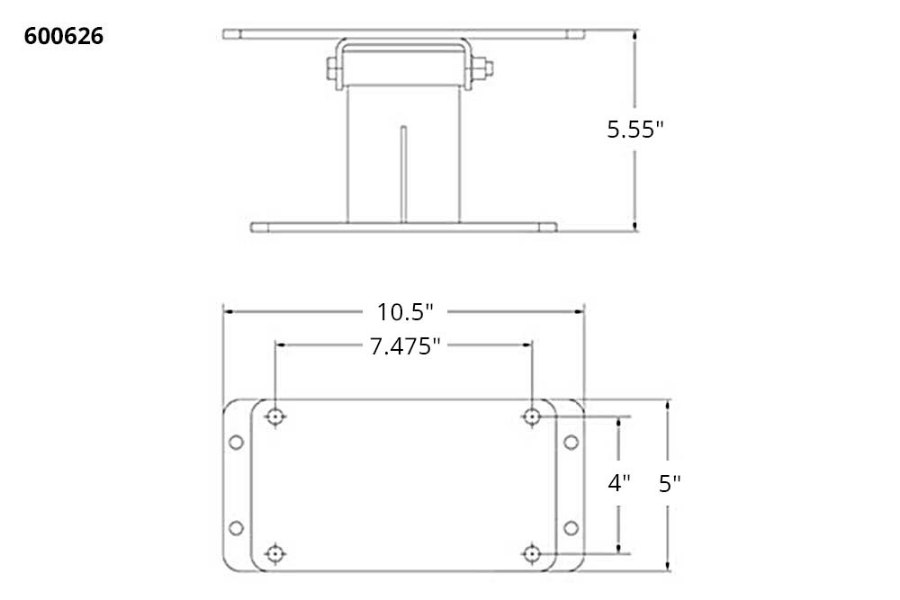 Picture of Reelcraft Wall Mounted Universal Swing Bracket