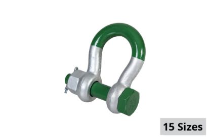 Picture of Green Pin Super Bow Shackle with Safety Bolt