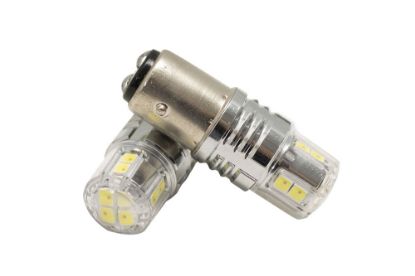 Picture of Race Sport PNP Series 1157 Switch Back LED Replacement Bulbs - WHITE-AMBER LED