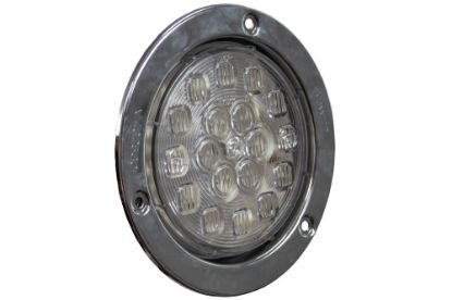 Picture of MAXXIMA 4" Round LED Back-Up Light with Flange and Pigtail