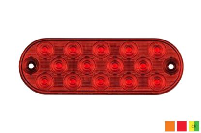 Picture of Maxxima Oval Surface Mount Warning Light 14 LED