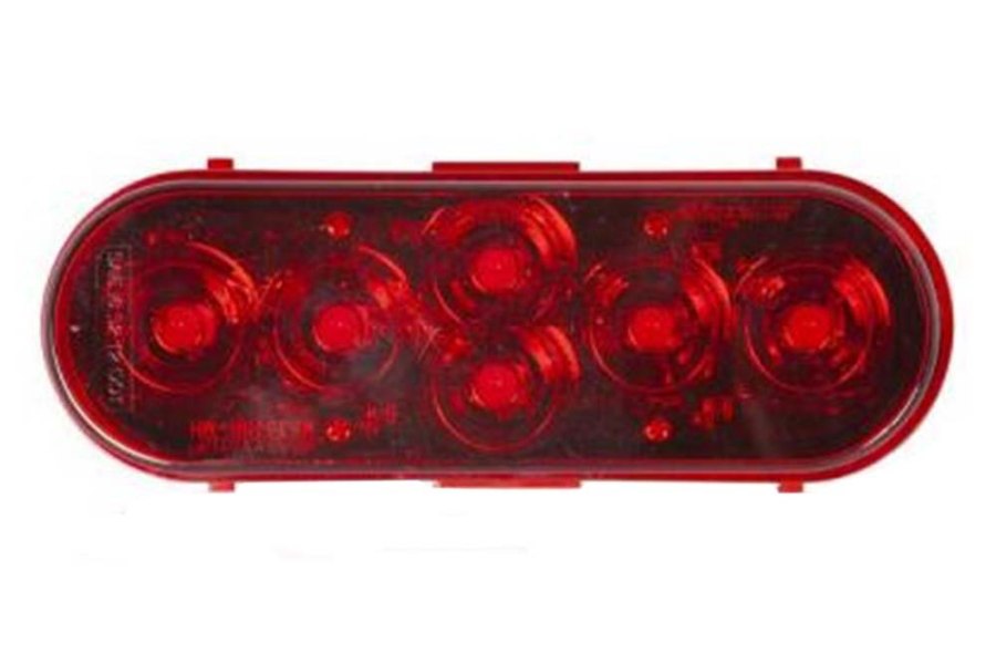 Picture of Maxxima 6 LED Red Oval Stop/Tail/Turn MaxxHeat Lens