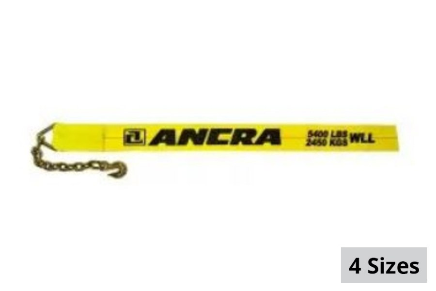 Picture of Ancra 3" Winch Strap w/ Chain and Grab Hook
