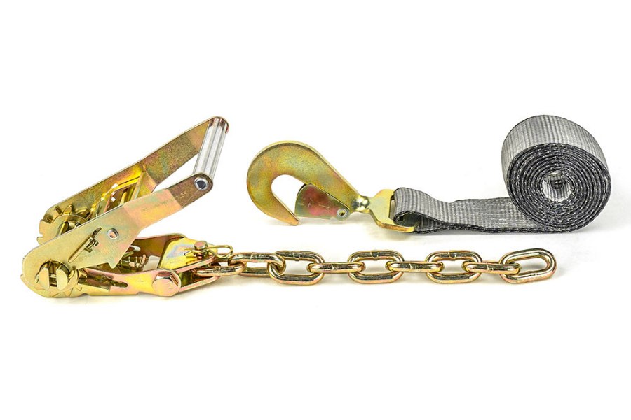 Picture of AW Direct Tow Pro Tie-Down Assembly with Twisted Snap Hook and Wide Handled
Ratchet with Chain