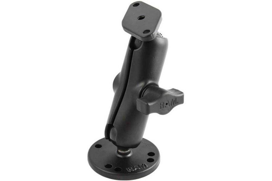 Picture of RAM Mounts Double Ball Drill-Down Mount with Diamond Plate