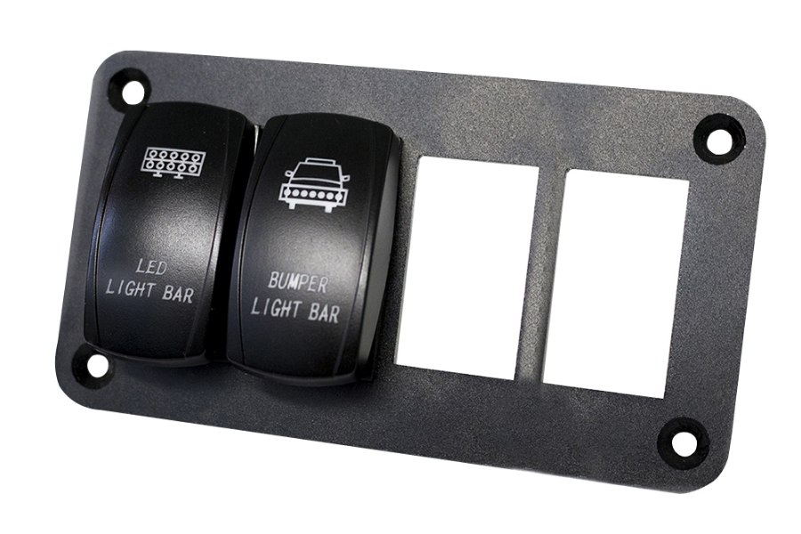 Picture of Race Sport Aluminum Rocker Switch Mounting Panel for (4) Rocker Switches