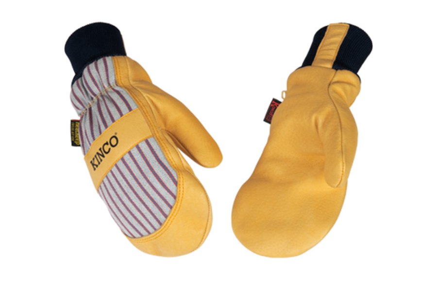 Picture of Kinco Lined Premium Grain Pigskin Palm Mitt with Knit Wrist Gloves