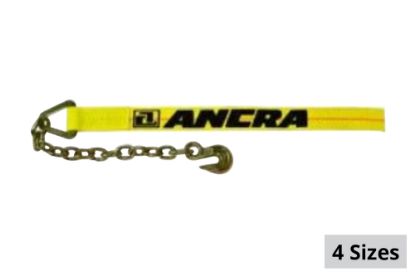 Picture of Ancra 2" Winch Strap w/ Chain and Grab Hook
