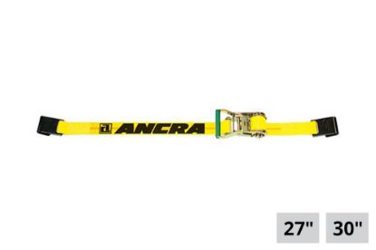 Picture of Ancra 2" Tie-Down Assembly w/ Flat Hooks and Wide Handled Ratchet