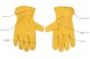 Picture of Kinco Unlined Grain Deerskin Leather Driver Gloves