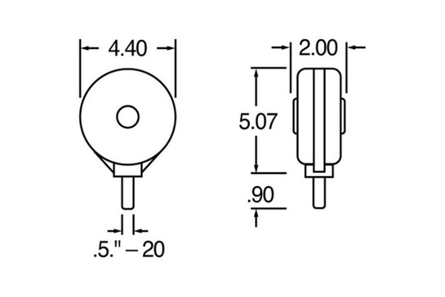 Picture of Truck-Lite Round Dual Face Pedestal Light