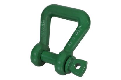 Picture of Green Pin Synthetic Web Sling Shackle with Screw Collar Pin