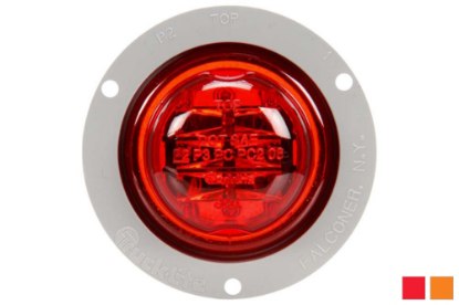 Picture of Truck-Lite Round High Profile 8 Diode Clearance Marker Fit N' Forget Light w/
Flange Mount