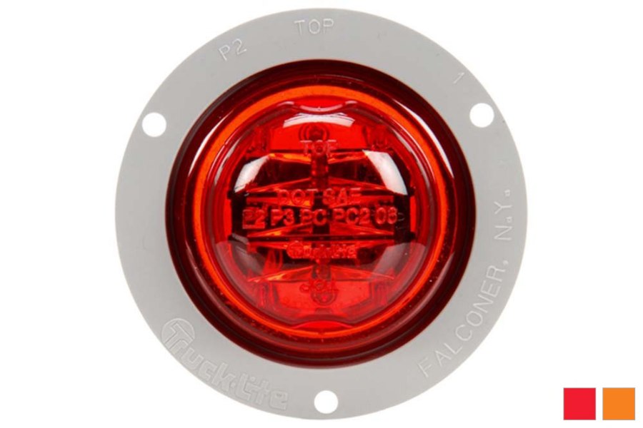 Picture of Truck-Lite Round High Profile 8 Diode Clearance Marker Fit N' Forget Light w/
Flange Mount