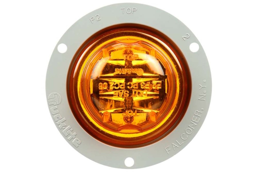 Picture of Truck-Lite Round High Profile 8 Diode Clearance Marker Fit N' Forget Light w/
Flange Mount