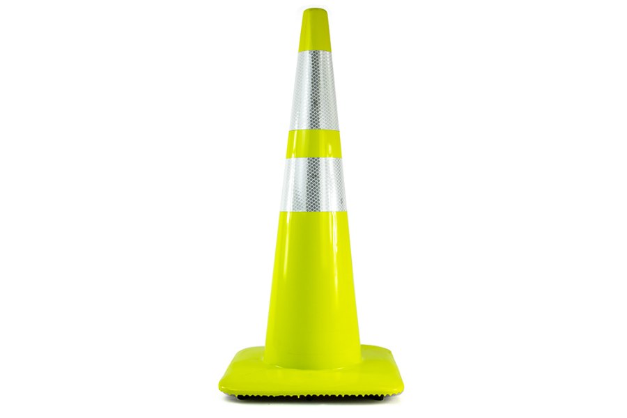Picture of TAPCO Lime Reflective Traffic Cone