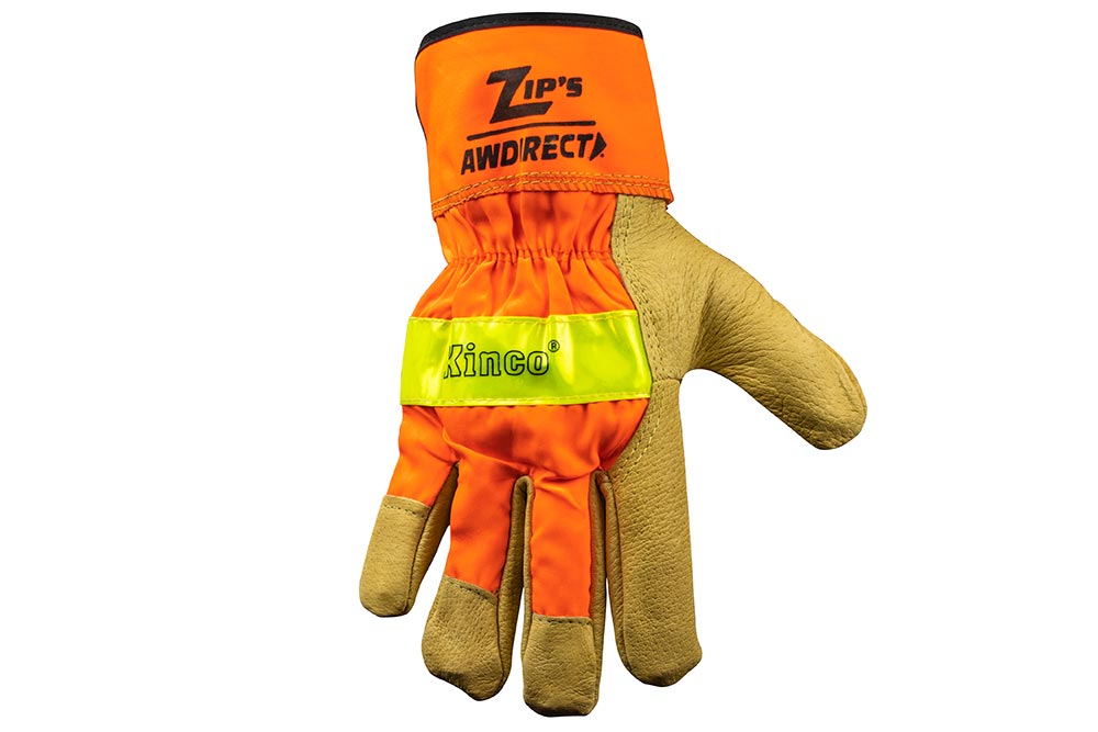 Picture of Zip's Hi-Vis Pigskin Reflective Gloves