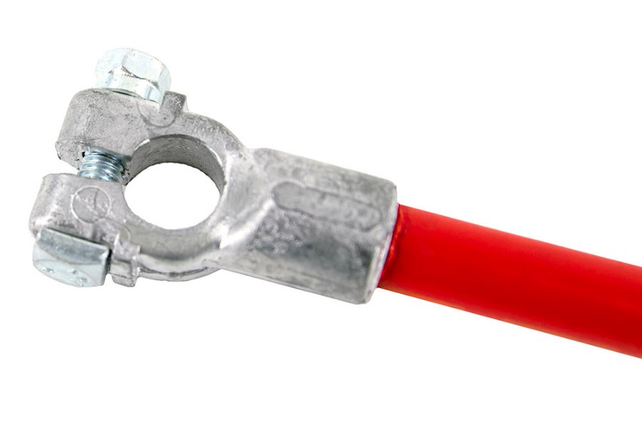 Picture of Quick Cable 2/0 Top Post Positive Heavy Duty Compression Connector Replacement Ends