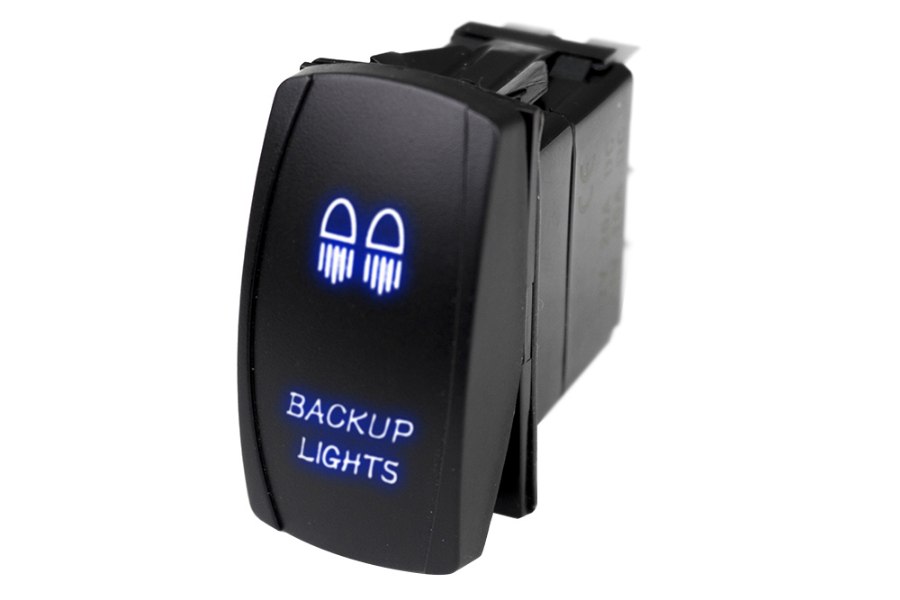 Picture of Race Sport LED Rocker Switch w/ Blue LED Radiance (Backup Lights)