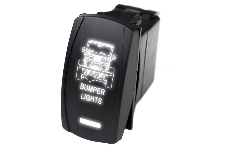 Picture of Race Sport LED Rocker Switch w/ White LED Radiance (Bumper Lights)