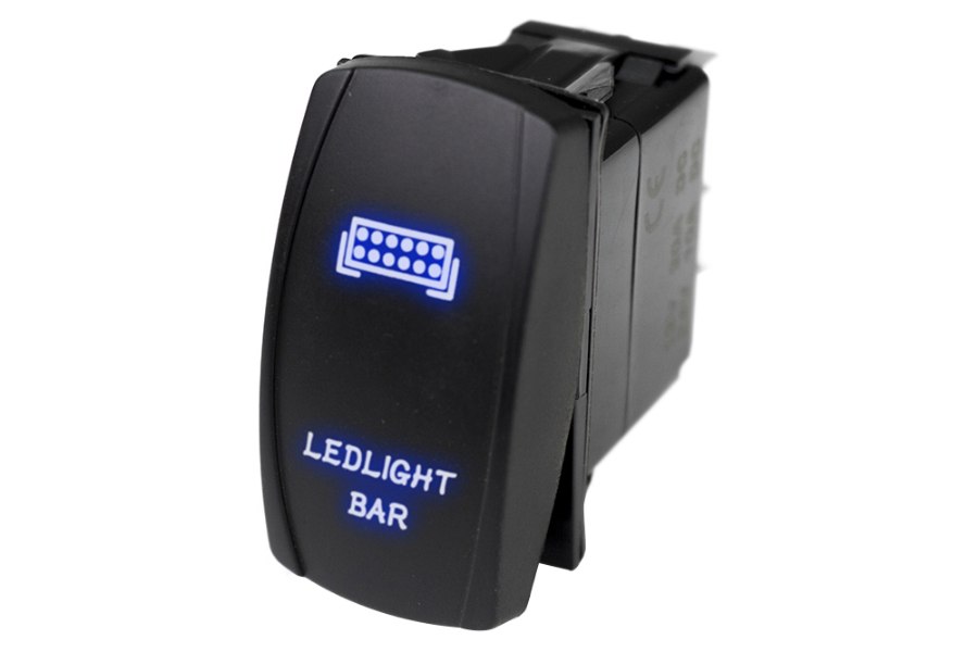 Picture of Race Sport LED Rocker Switch w/ Blue LED Radiance (LED Light Bar)