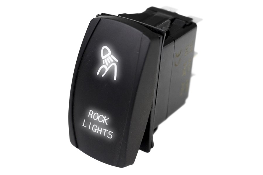 Picture of Race Sport LED Rocker Switch w/ White LED Radiance (Rock Lights)