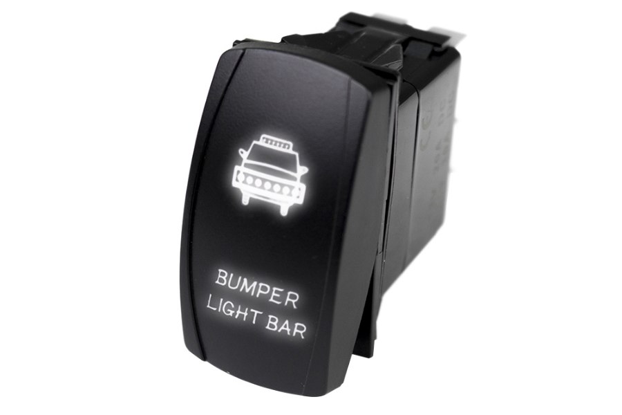 Picture of Race Sport LED Rocker Switch w/ White LED Radiance (Bumper Light Bar)