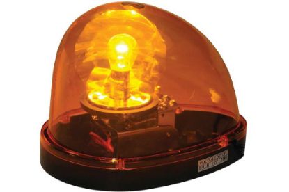 Picture of WOLO Model 3200-A Emergency 1 Teardrop Beacon, Amber Lens, 12V, Magnet Mount