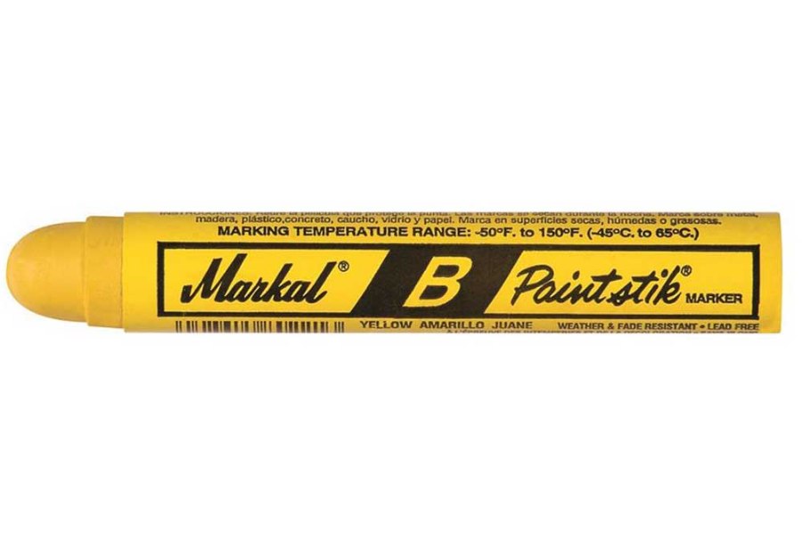 Picture of Markal Pack of 12 Yellow B Paintstik