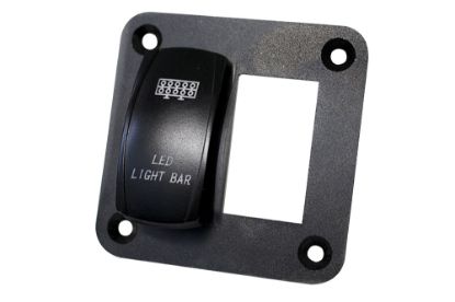 Picture of Race Sport Aluminum Rocker Switch Mounting Panel for (2) Rocker Switches