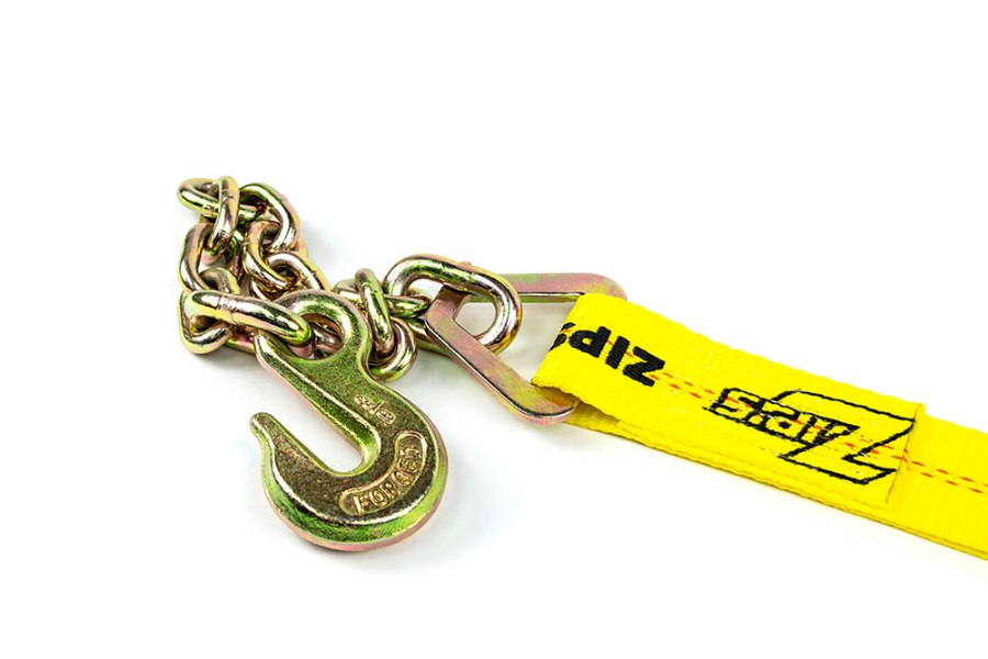 Picture of Zip's 2" Winch Straps with Chain and Grab Hook