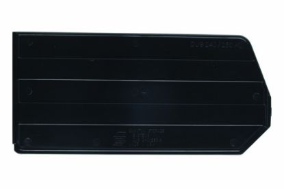 Picture of QUANTUM STORAGE SYSTEMS Black Bin Divider, 13-3/4"L x 1/4"W x 6-1/2"H, Pkg. of 6