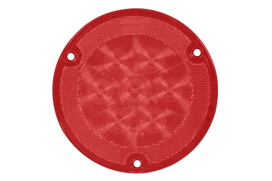 Picture of Maxxima 4" Round Red Stop / Tail / Turn Light w/ 7 LEDs
