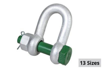 Picture of Green Pin Dee Shackle with Safety Bolt