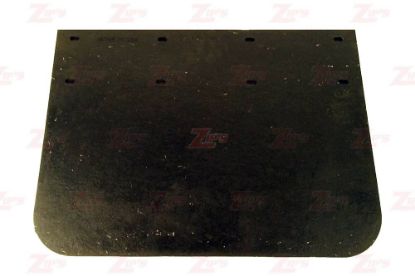 Picture of Mudflap 24"W x 24"L, Poly with spray control ribs.