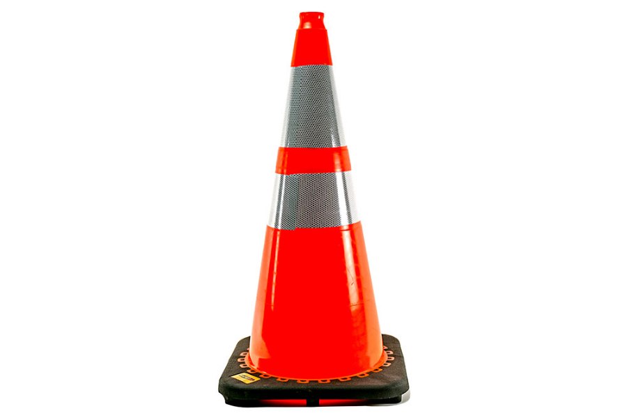 Picture of SafeAll MUTCD Orange Reflective Traffic Cone