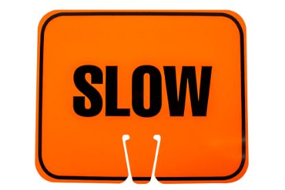 Picture of Cortina "Slow" Traffic Cone Sign