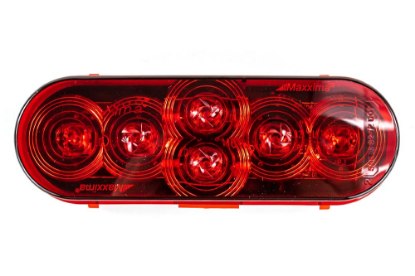 Picture of Maxxima 6" Oval Red Stop / Tail / Turn Light w/ 6 LEDs