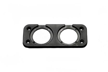 Picture of Race Sport Two Hole Rear Panel Mount for Round Digital Voltage Gauges